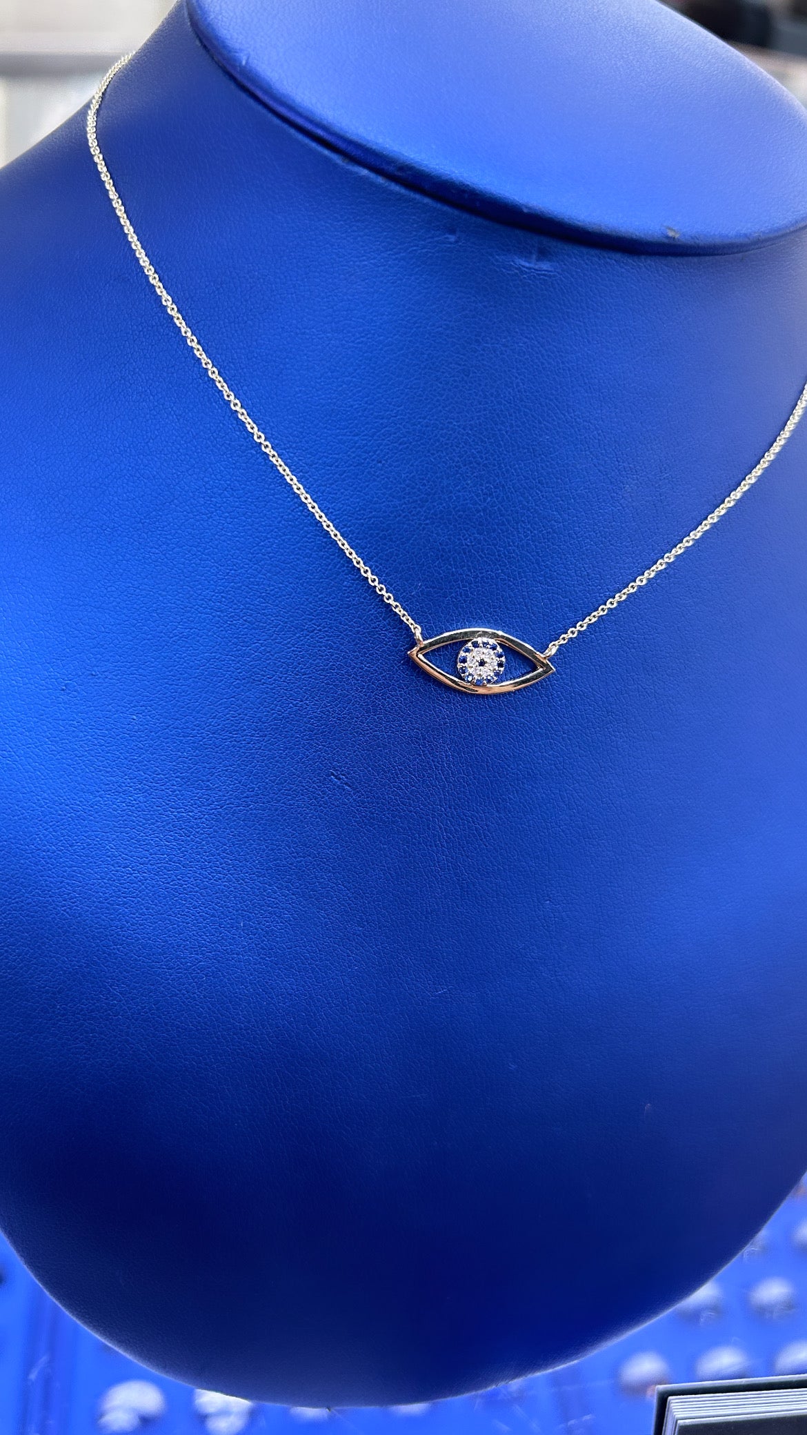 Yellow Gold Evil Eye