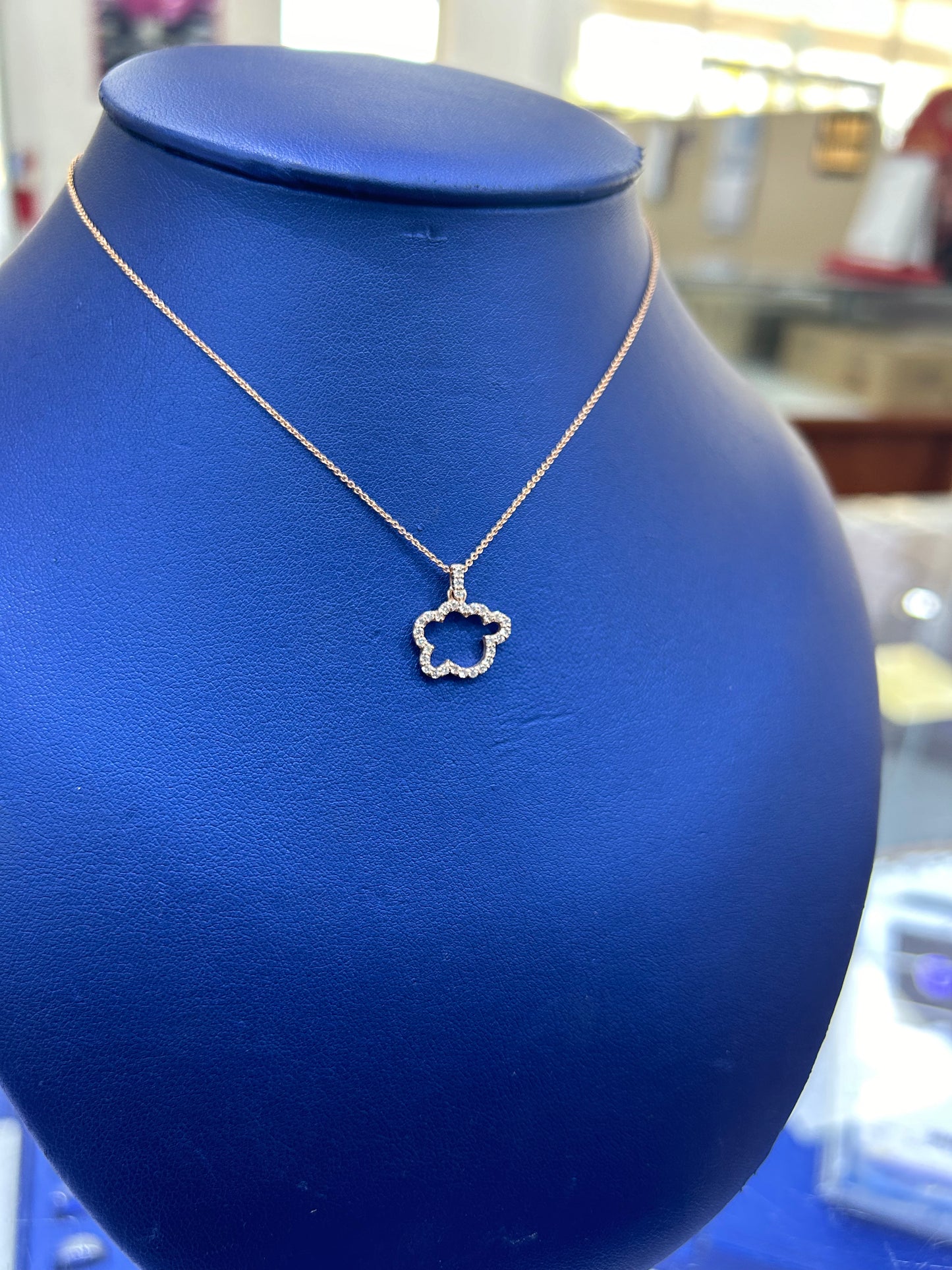 Rose Gold Diamond Cloud