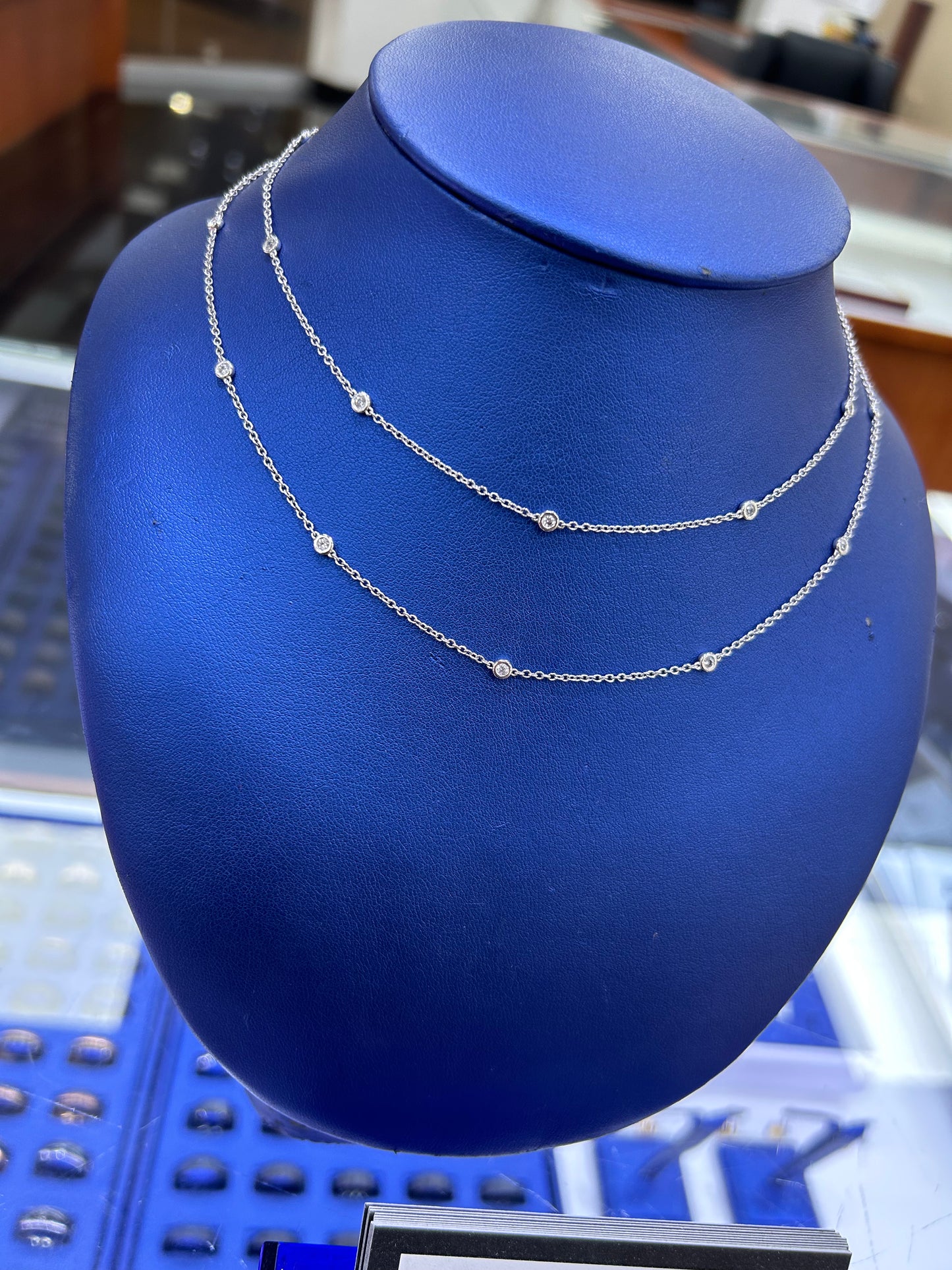 Silver Stud Necklace