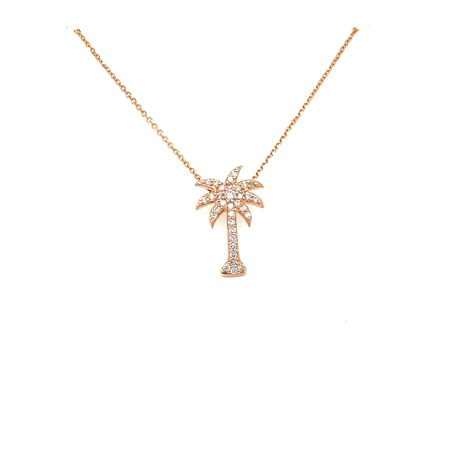 Rose Gold Palm Tree